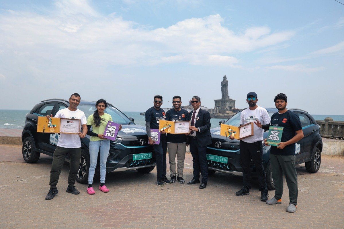 Record-Breaking Electric Vehicle Journey from Leh to Kanyakumari